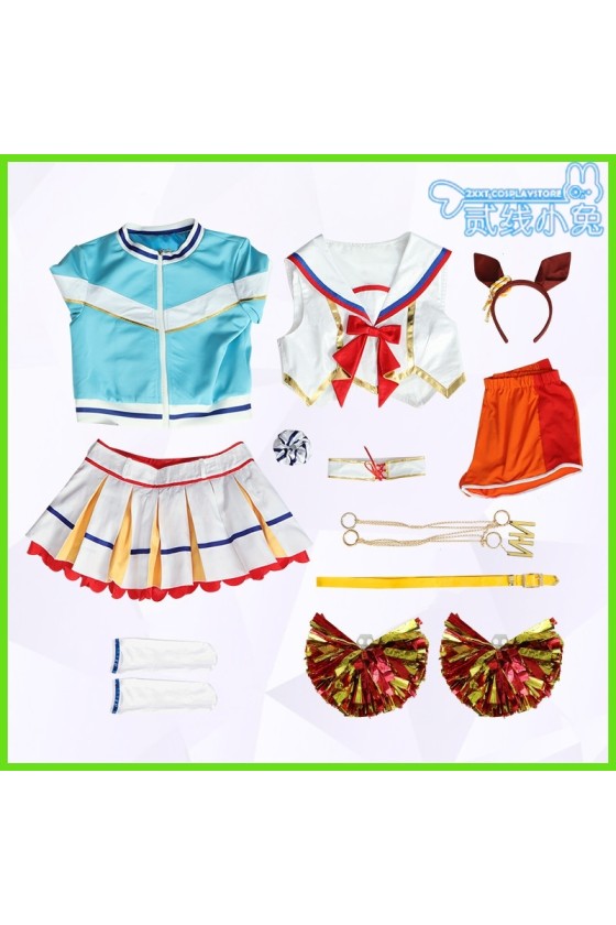 2XXT Cosplay Uma Musume Pretty Derby Nice Nature Run & Win Cheerleading Uniform Cosplay Costume